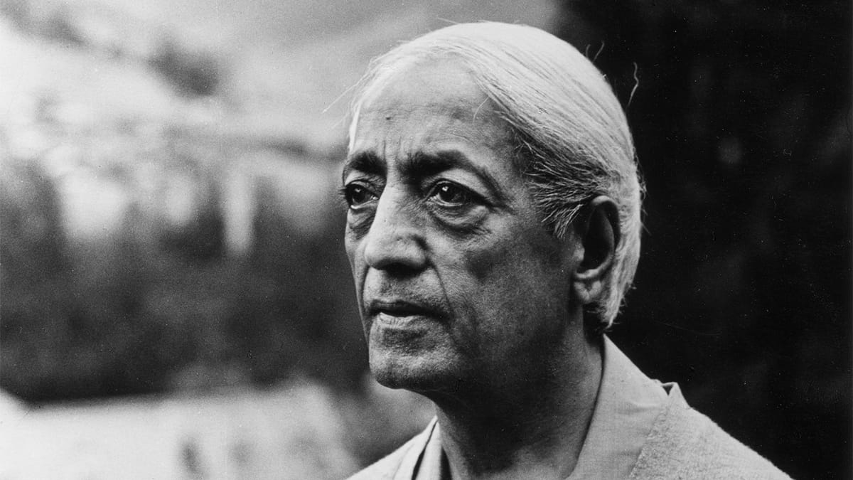 Krishnamurti: Aware of The Totality - Total Attention